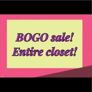 CLOSET BOGO SALE!